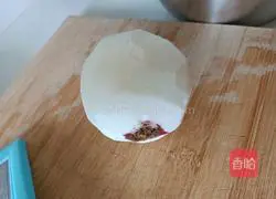 Illustration of how to make radish powder stuffed buns 7