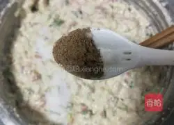 Illustration of how to make tofu and mixed vegetable cakes 12