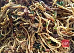 Three Fresh Fried Noodles Recipe Illustration 10