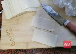 Illustration of how to make fried wonton skin 2