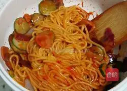 Illustration of how to make fried noodles 13