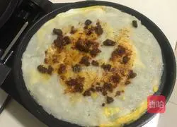 Illustration of how to make pancakes and fruits 7