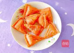 Illustration of how to make watermelon glutinous rice pancakes 12