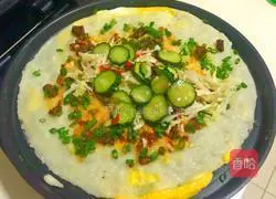 Illustration of how to make pancakes and fruits 9