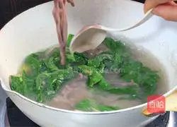 Pork liver Illustration of how to make sticky soup 7