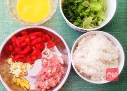 Tomato and egg fried rice Illustration of how to do it 2