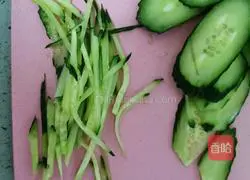 Illustration of how to make refreshing cold noodles 15