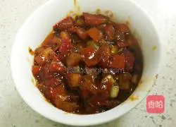 Illustration of how to make black pepper and tomato noodles 6