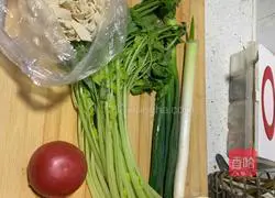 Tomato and egg soup rice recipe 1