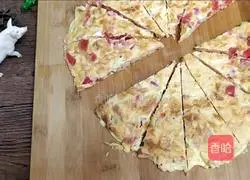 Illustration of how to make tomato egg pancake 5