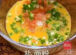 Illustration of how to make tomato egg pancake 5