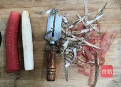 Illustration of how to make carrot, yam and pork ribs soup 2