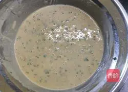 Illustration of how to make egg and scallion pancakes 3