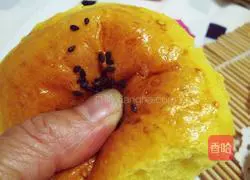 Illustration of how to make pumpkin soft bread 11