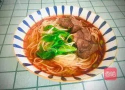 Illustration of how to make spicy beef noodles 8