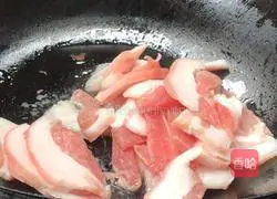 Illustration of Stir-fried Pork Belly and Snow Peas 10