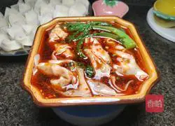 Illustration of homemade red oil hand-copying 19