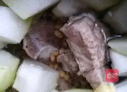 Big Bone Winter Melon Soybean Soup Recipe Illustration 5