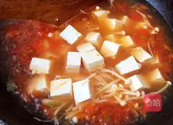 Enoki mushroom tofu soup recipe 5