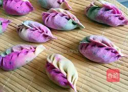 How to make colorful dumplings (pork and garlic stuffing) Illustration 11