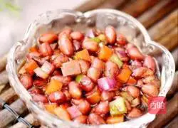 Illustration of how to make vinegar peanuts 7