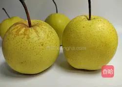 Illustration of how to make rock sugar snow pear 2