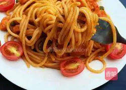 Illustration of how to make shrimp pasta 11