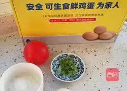 Illustration of how to make tomato egg pancake 1