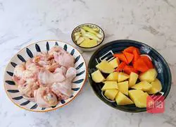 Illustration of how to make chicken legs stewed with potatoes 2