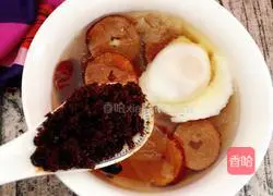 Illustration of how to make blood-tonifying egg custard 9