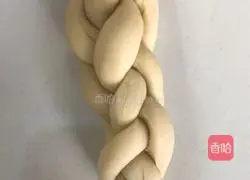 Illustration of how to make steamed bread (four-braid technique) 8