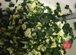 Illustration of how to make fried dumplings (leeks and eggs) 3