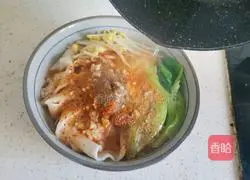 Oil Illustration of making noodles 18