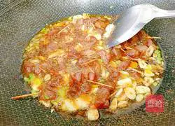 Illustration of how to make toothpick beef 19