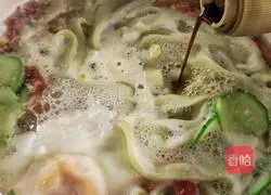 Illustration of how to make clear soup hand-rolled noodles 11