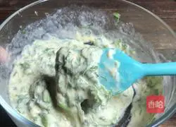 Illustration of how to make fennel cake 4