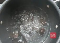 Japanese tofu Illustration of how to make fungus and carrot soup 2