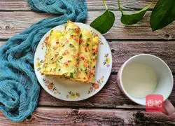 Illustration of how to make milk, egg and scallion soft cakes that the whole family likes 8