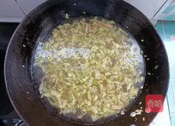 Illustration of how to make soy pot noodles 10