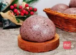 Illustration of how to make black rice steamed buns 23