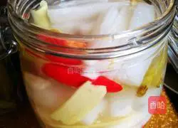 Illustration of how to make spicy and sour pickled radish 3