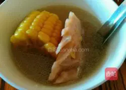 Lotus root, corn and pork ribs soup recipe 13