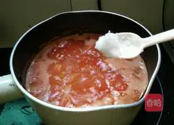 Illustration of how to make tomato and egg noodles 7