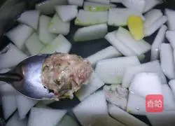 Winter Melon Meatball Soup Recipe Illustration 8