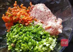 Celery and pork dumplings Practice illustration 3