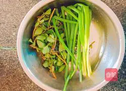 Illustration of how to make purslane egg cake 2