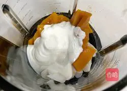 Pumpkin yam yogurt paste recipe 4