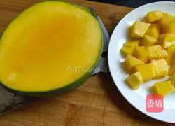 Mango milk sago recipe illustration 4