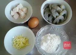 Cheese shrimp balls Illustration of how to do it 1