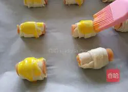 How to make sausage flying pancake rolls 8
